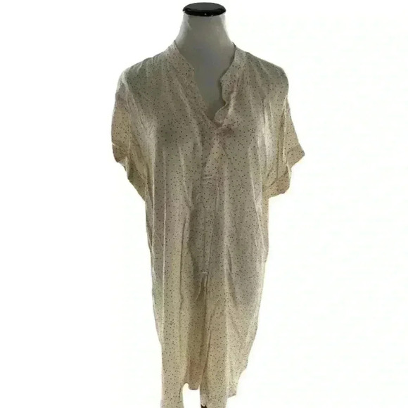 H&M Women's Polka Dot Tunic Lightweight Summer Dress Size 10  - Picture 1 of 4